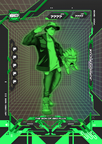 JUNIOR FLUX GRID - Holo Card (SP)